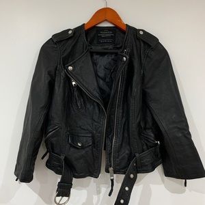 Like New ALL SAINTS Leather Jacket